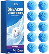 Jevvu Shoe Deodorizer Balls, 10 Pack Odor Eliminator for Shoes, Sneakers, Boots, Gym Bags and Loc...