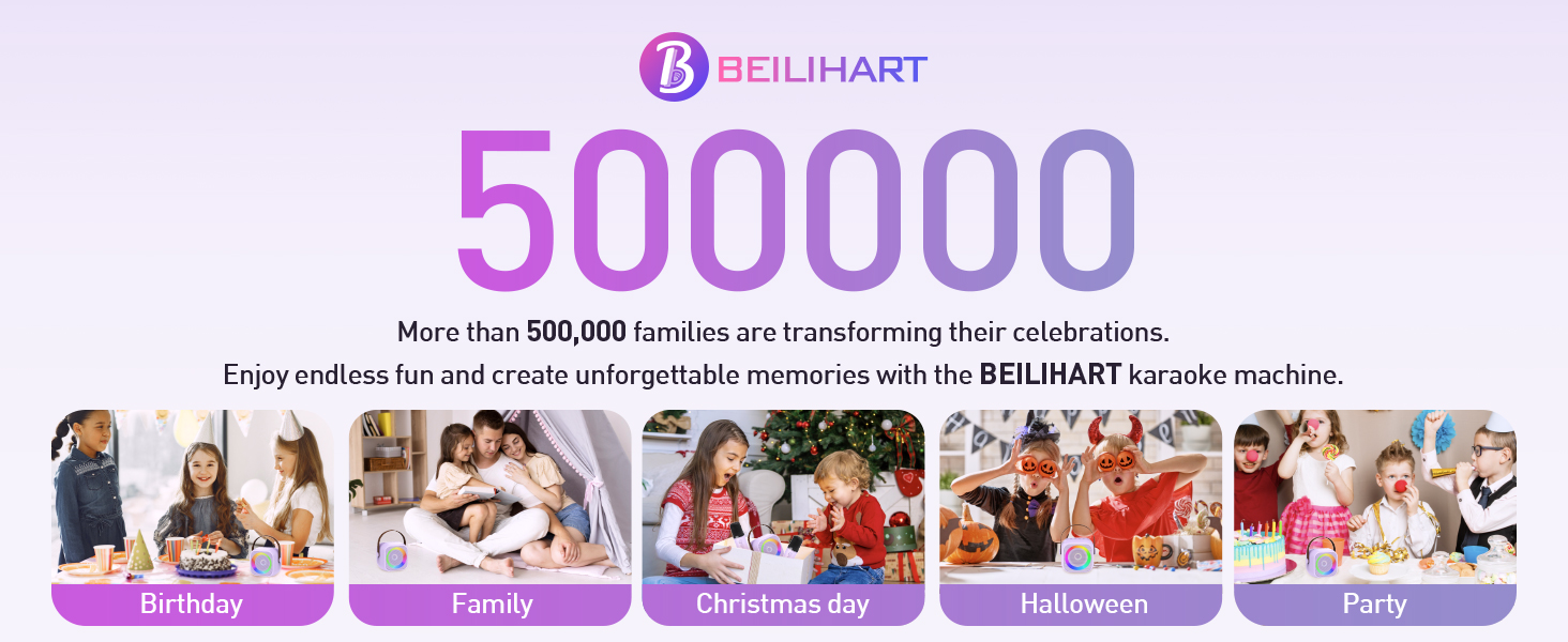 Karaoke machine for birthday parties, Christmas, Halloween and family gatherings