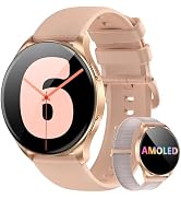 Blackview Smart Watch for Women(Make/Answer Calls), 1.43''AMOLED Touchscreen Fitness Tracker with...