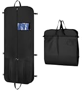 KEEGH Garment Bags for Travel 54" Tri-fold Garment Bag for Dresses Long Suit Bags Dress Bags for ...