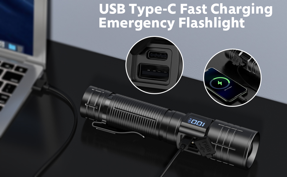 Rechargeable Flashlight for Emergencies