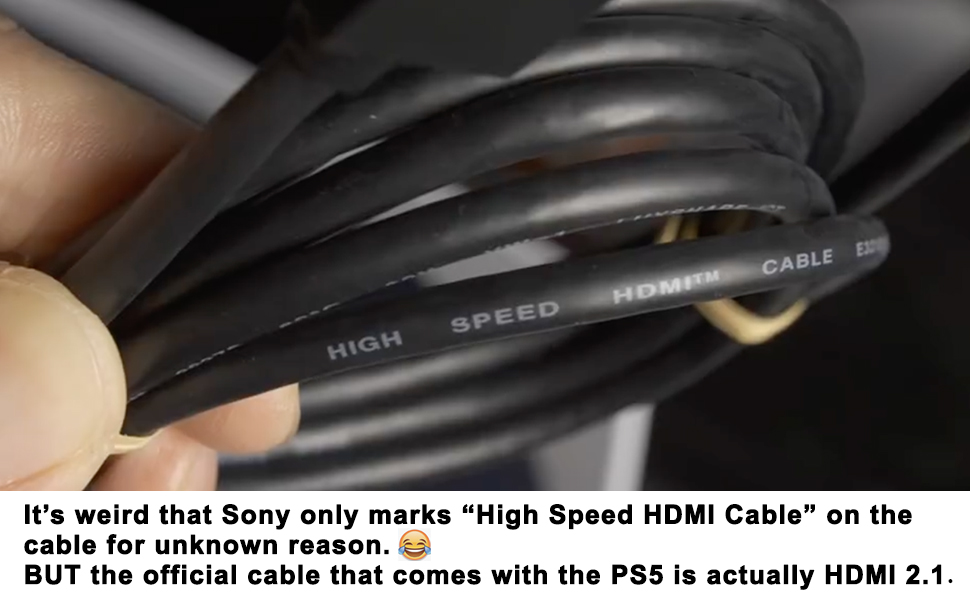 PS5 Ultra High Speed HDMI 2.1 Cable