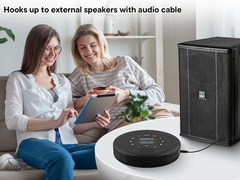 portable cd player with AUX out