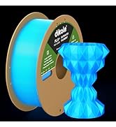 Dikale PLA+ 3D Printer Filament Luminous Blue, 1.75mm No Tangle, Net Weight 2.2lbs Spool (1kg, PL...