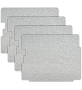 DALQUIS 4 Pcs Microwave Waveguide Cover, 5304462314 Microwave Waveguide Mica Replacement, Microwa...
