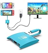 MANMUVIMO Switch Dock Adapter for Nintendo Switch/OLED, Portable TV Dock Charging Station with HD...