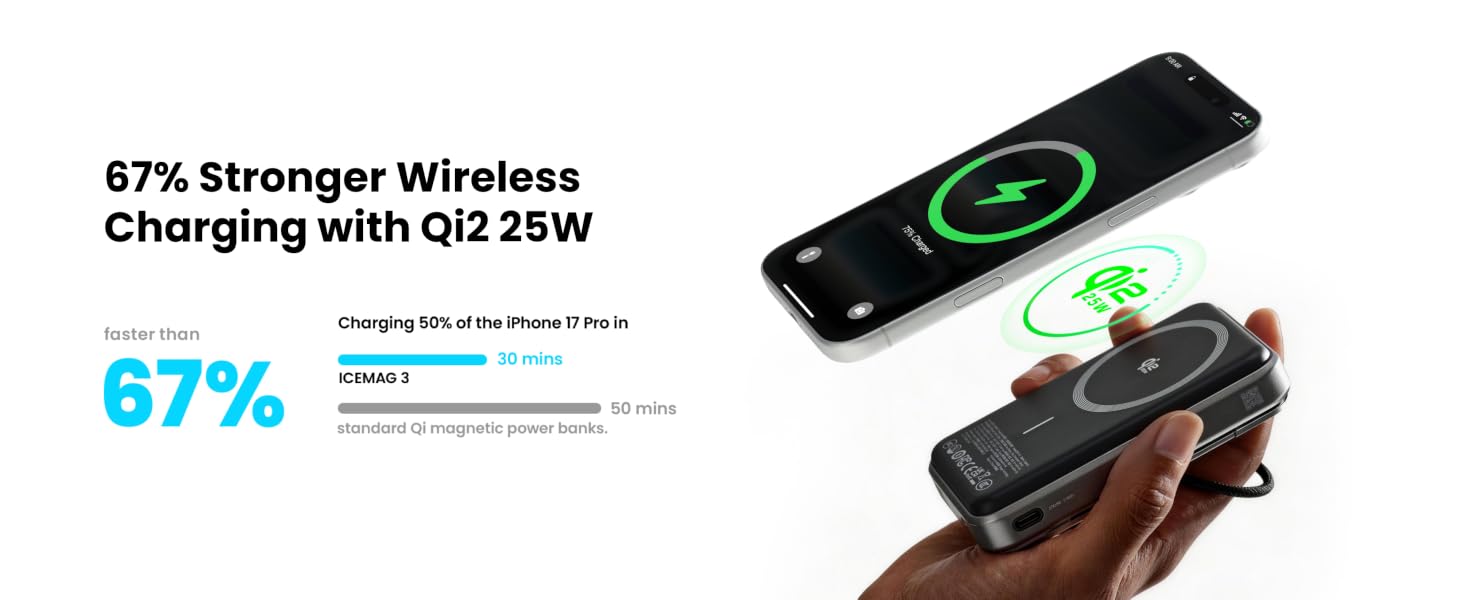 Qi2 25W Wireless Charging