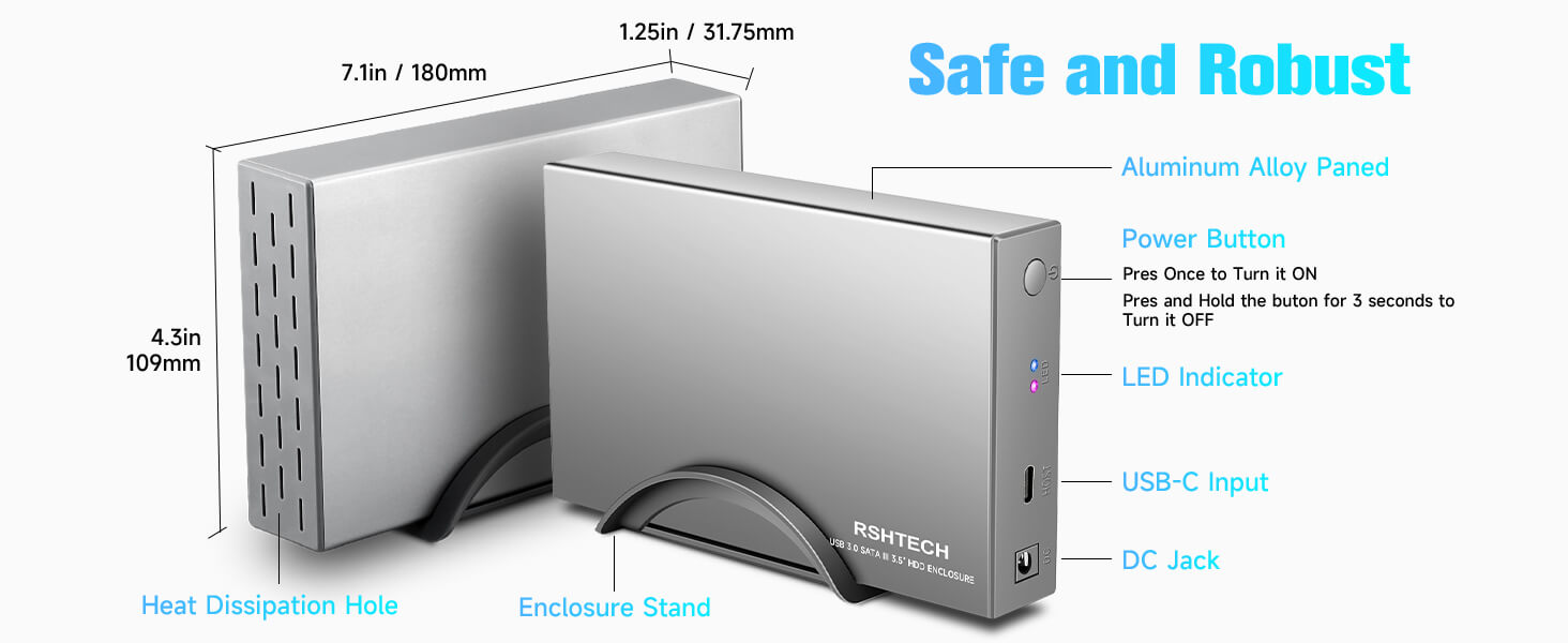 aluminum usb hard drive enclosure 