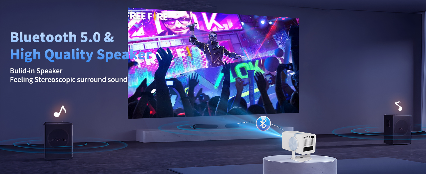 mart projector with wifi and bluetooth,projector for bedroom,room projector,proyector portatil