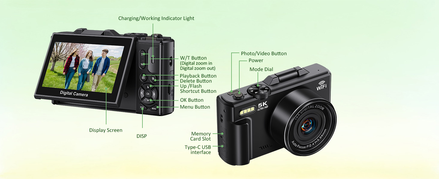 point and shoot camera