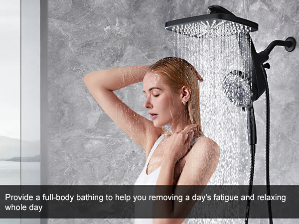 12&amp;#34; high pressure shower head