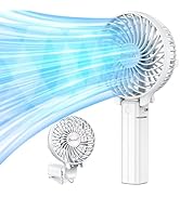 VersionTECH. Mini Portable Fan, USB Battery Operated Desk Fan, Small Personal Handheld Table Fan ...