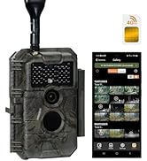 GardePro X20 Cellular Trail Camera, Full Video Preview, No-Glow IR, Wide 110° View Angle, Verizon...