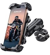 Aomiker Motorcycle Phone Mount Holder - [Metal Extension Arm] [Dual Vibration Dampener] Motorcycl...