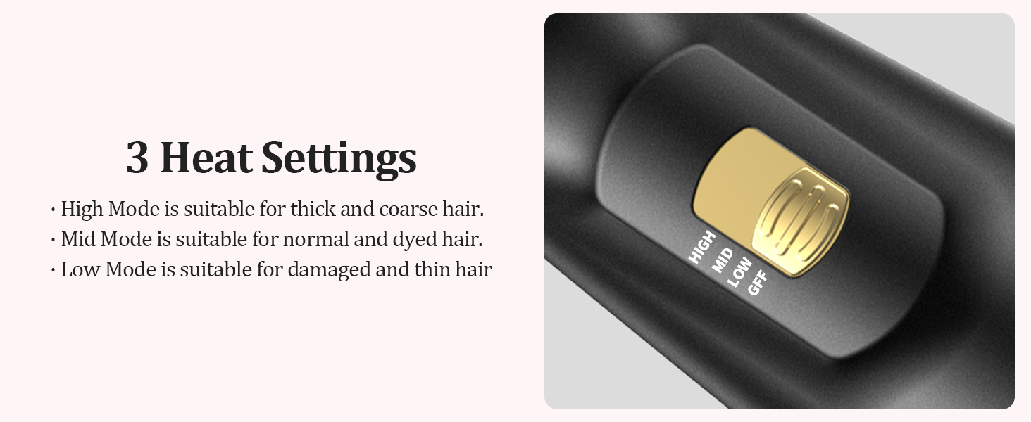 dual voltage hot air brush