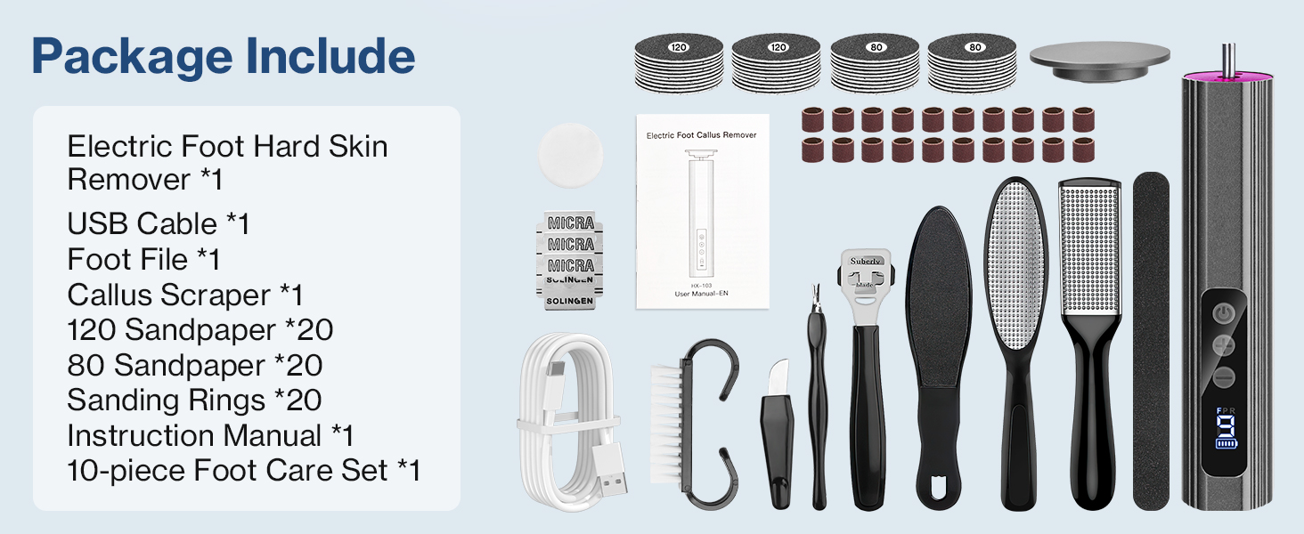foot sander electric foot callus remover tool foot file electric foot dead skin remover heel scraper