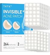 TKTK Pimple Patches for Face, 0.01cm Ultra-Thin Invisible Acne Patches, Hydrocolloid Patches for ...