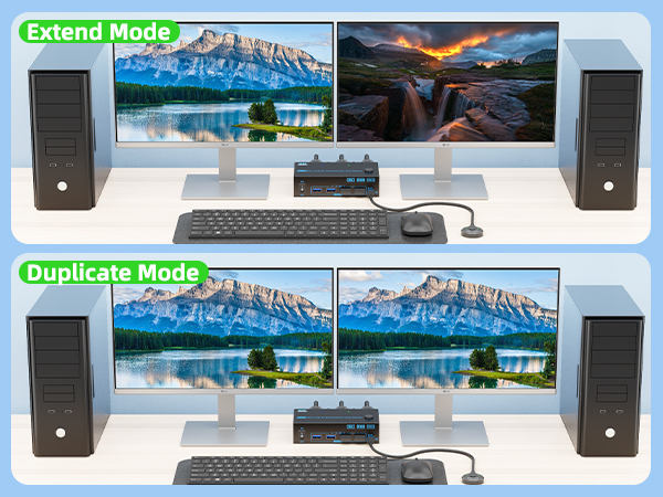 8K Displayport HDMI Dual Monitor KVM Switch