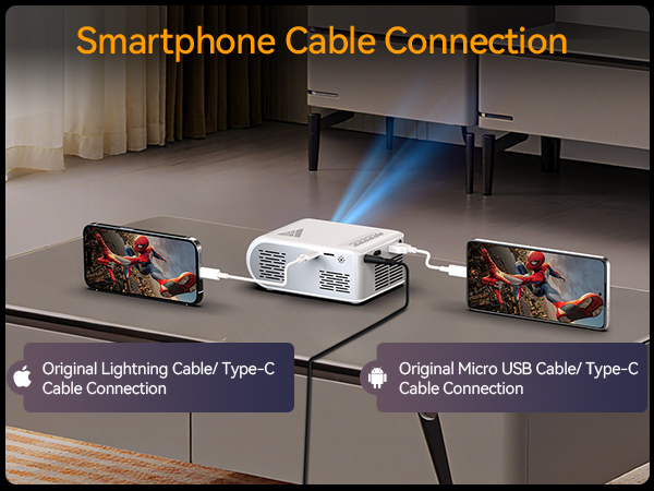 mini projector for iphone