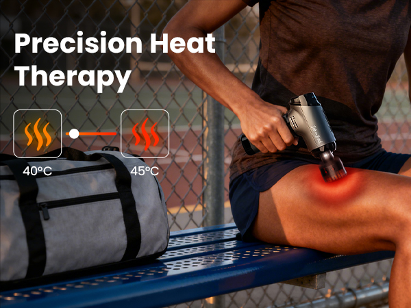 Red LED Therapy Massage Gun