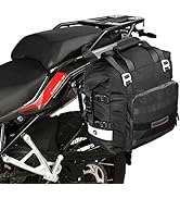 Rhinowalk Motorcycle Saddlebag Waterproof Motor Luggage Pack Quick Release Motorbike Side Bag 20L...