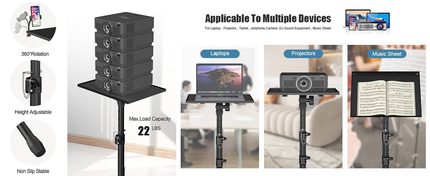 projector stand for outside