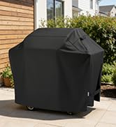 SunPatio Grill Cover 55 Inch, Outdoor Heavy Duty Waterproof Barbecue Gas Cover, UV &amp; Fade Resista...