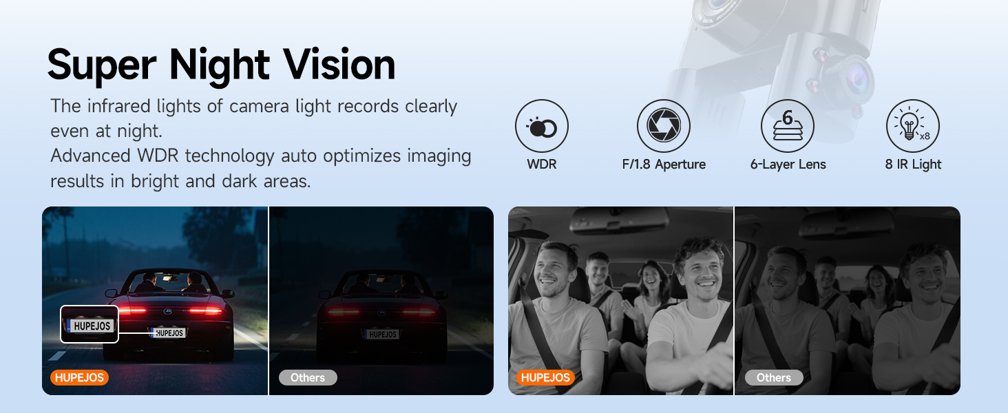 4 channel dash cam night vision