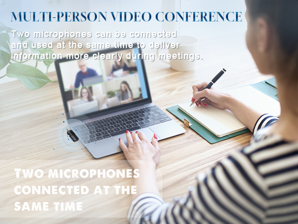 Wireless Lavalier Microphones for iPhone, iPad, Android, Camera