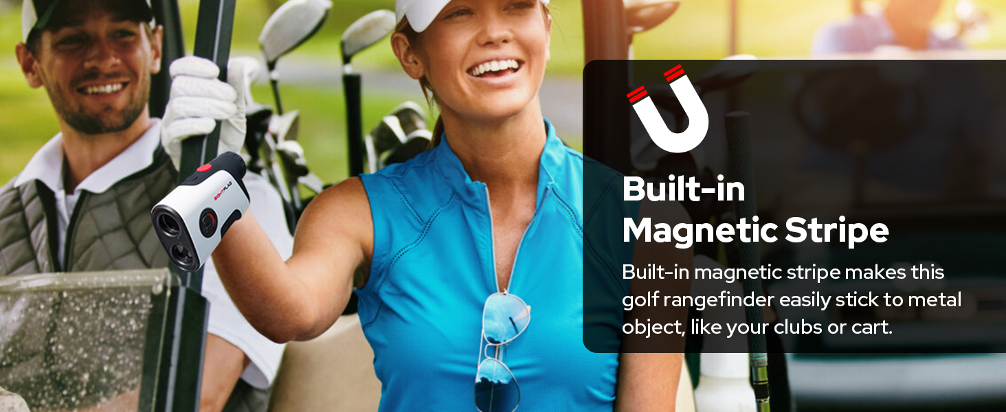 golf rangefinder with magnet