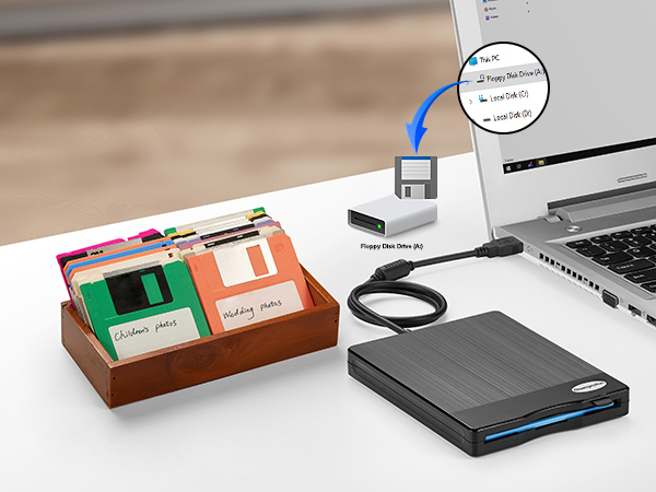 floppy disc reader