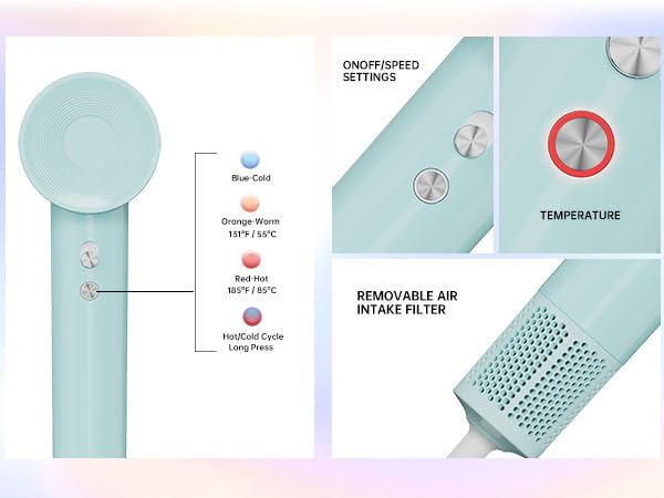 HYLZTHATER Ionic Hair Dryer