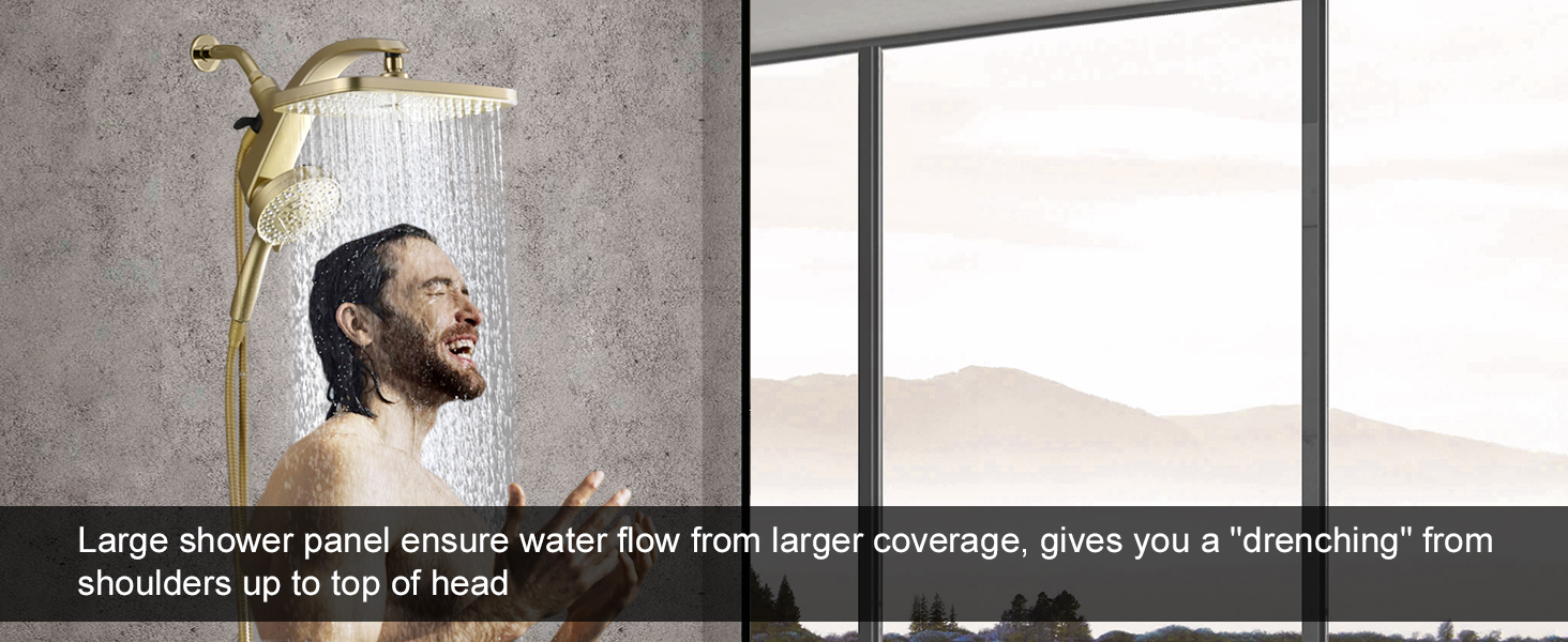 dual shower head