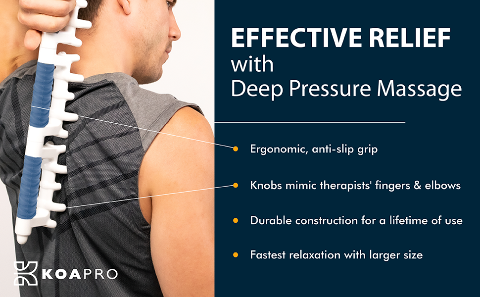 koapro effective pain relief deep tissue pressure massager fascia massage trigger point