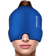 ONLYCARE Migraine Relief Cap, Upgraded Odorless Migraine Ice Head Wrap, Headache Relief Hat for M...