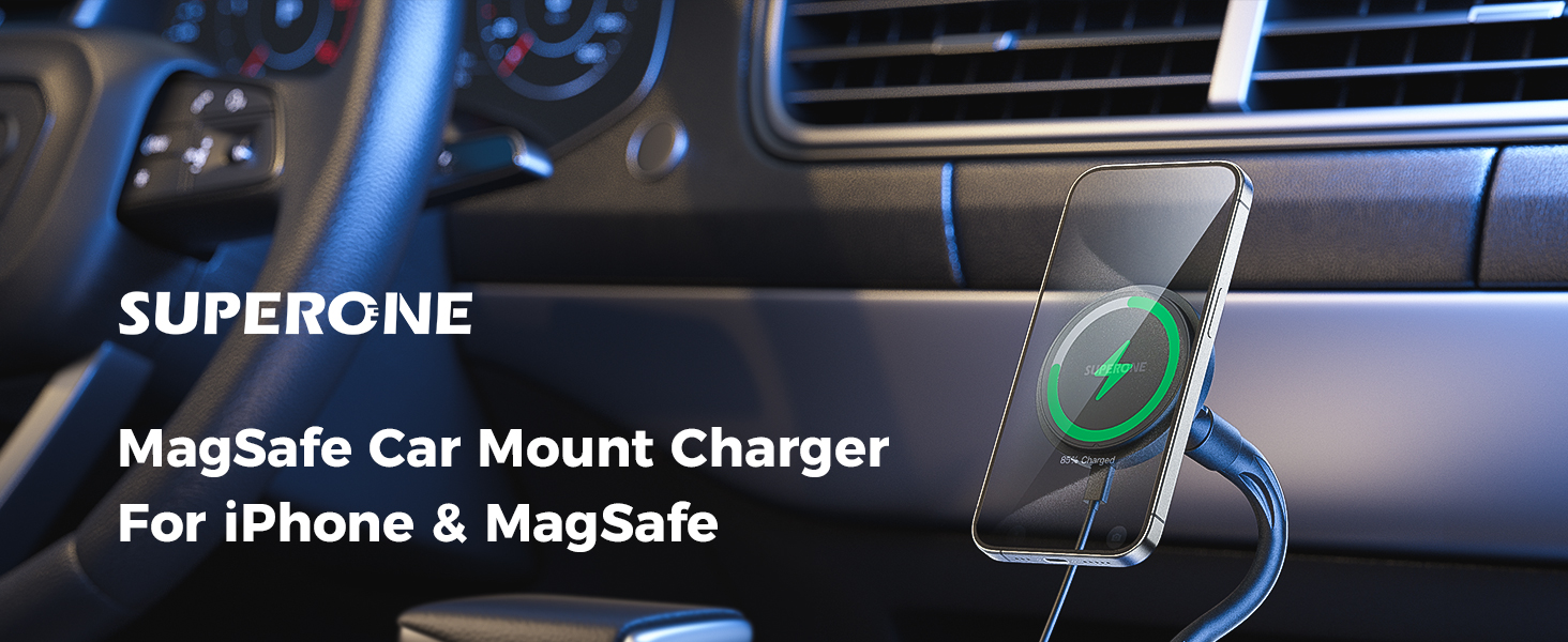 magsafe cup holder phone mount charger