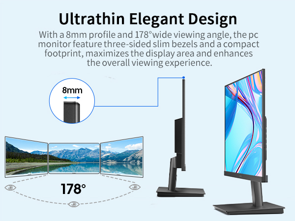 monitor computer monitor pc monitor 24 inch computer monitor 100hz monitor 1080p fhd monitor