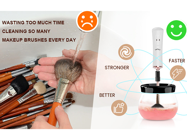 electric makeup brush cleaner