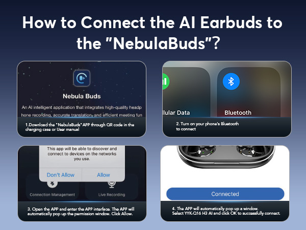 How to Connect the AI Earbuds