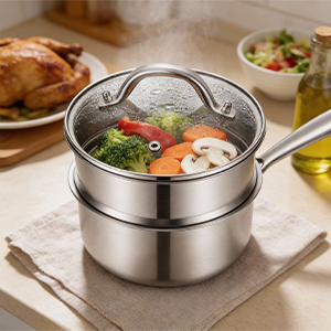 3 quart saucepan with lid