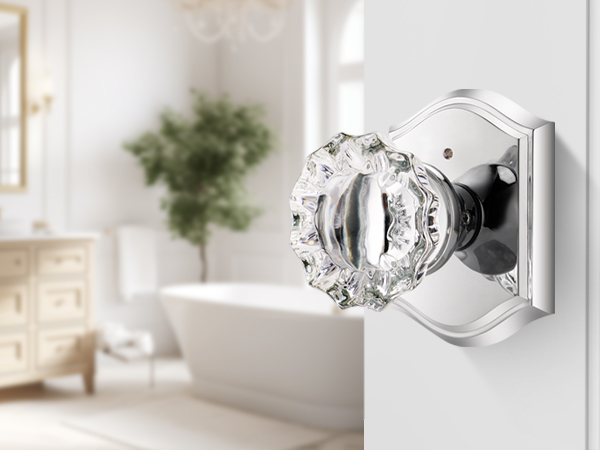 glass door knobs