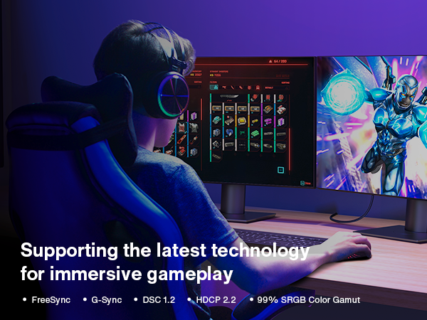  vesa certified 8K display port 1.4 cable 