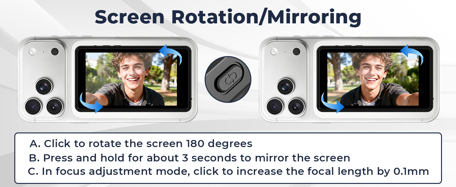 selfie screen monitor for iphone