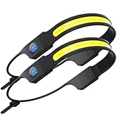 LED Headlamp Flashlight, 1000lumens 230° Broadbeam Headlight, USB Rechargeable Head Lamp with Dig...
