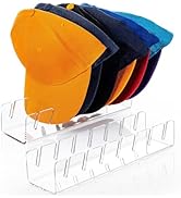 AIERSA 2024 New Hat Organizer for Baseball Caps,2 Pcs Acrylic Hat Organizer,Hat Stand for Basebal...