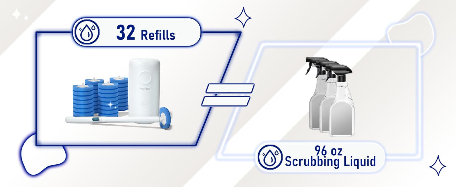 Disposable Toilet Bursh cleaner