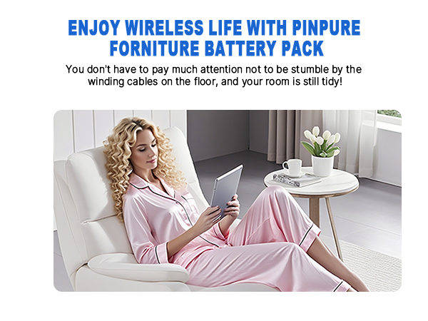 battery pack for reclining furniture