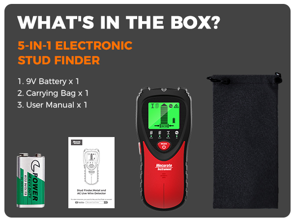 stud finder with electric wire finder