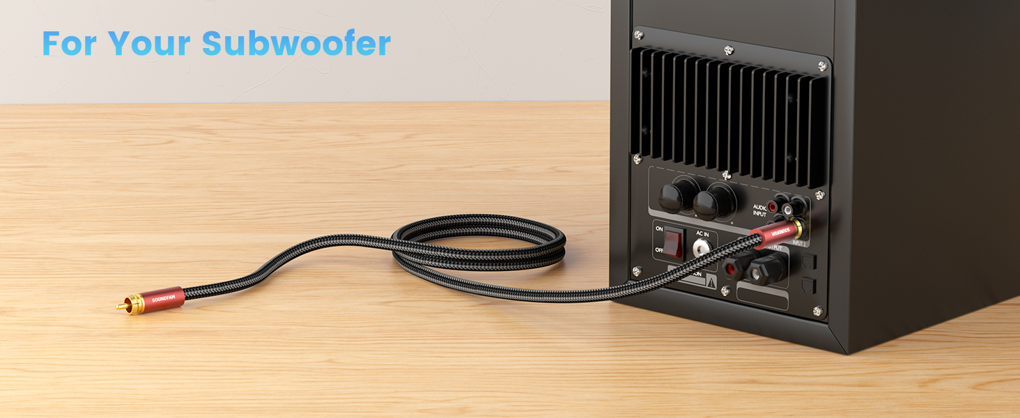 rca subwoofer cable