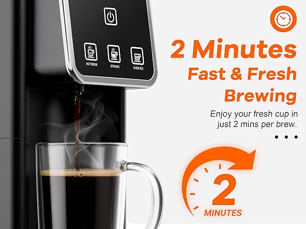 2 Minsutes Fast &amp;amp;amp; Fresh Brewing